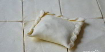 самса с ветчиной и сыром