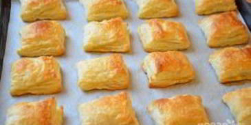 самса с ветчиной и сыром