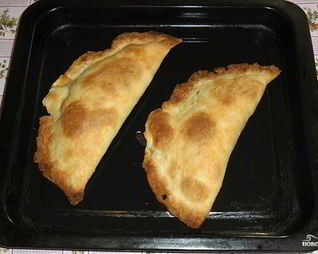 Самса с зеленью