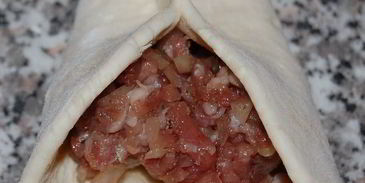 самса слоеная с мясом