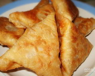 Слоеная самса с фаршем