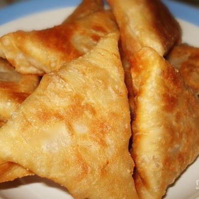 Слоеная самса с фаршем