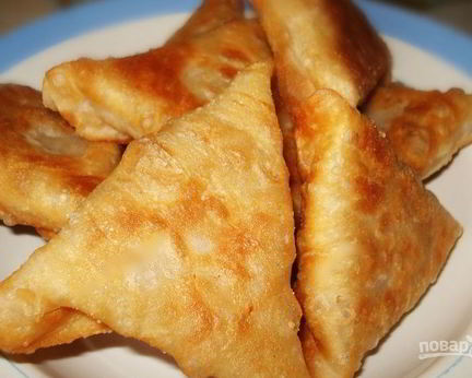 Слоеная самса с фаршем