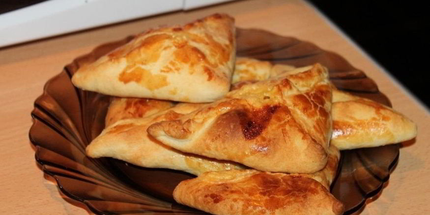 Рецепт слоеной самсы с сыром