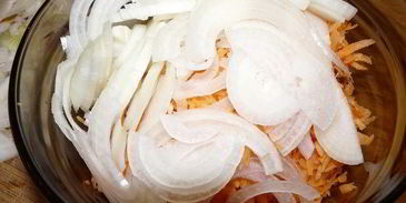 слоеная самса с тыквой