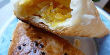 слоеная самса с тыквой