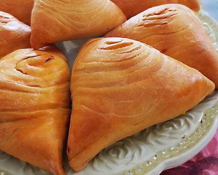 Слоеная узбекская самса