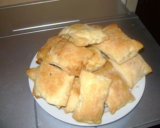 Вкусная слоеная самса