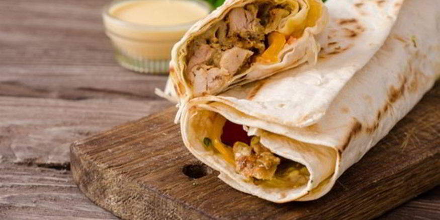 Рецепт домашней шаурмы с курицей карри