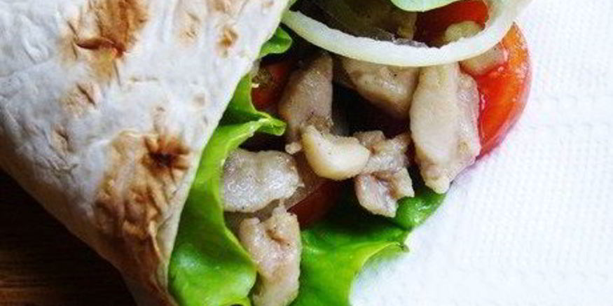 Рецепт шаурмы с индейкой и овощами