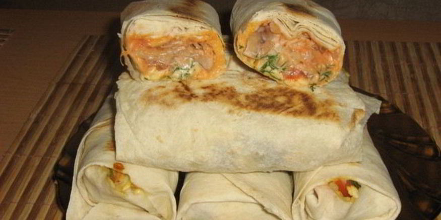 Рецепт шаурмы с крабовыми палочками