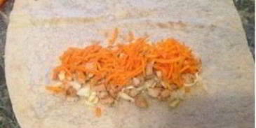 шаурма с крабовыми палочками