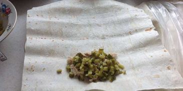 шаурма с курицей в лаваше