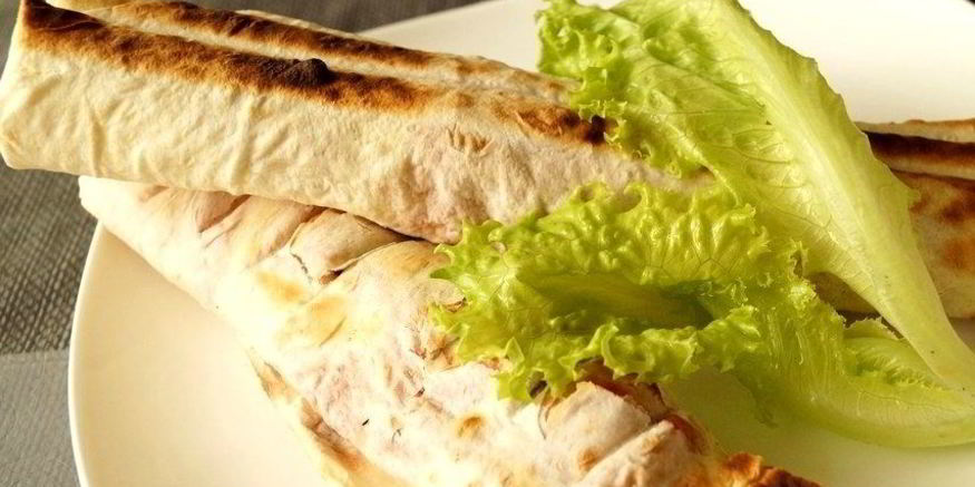 Рецепт шаурмы с сосиской