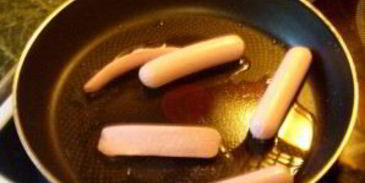 шаурма с сосиской