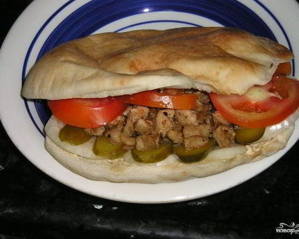 Шаурма в булке