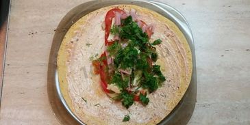 шаурма в лепешке по-домашнему