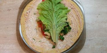 шаурма в лепешке по-домашнему