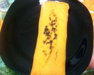 Шаурма в сырном лаваше