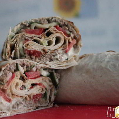 Шаверма с фаршем