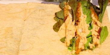 турецкая шаурма с рыбой