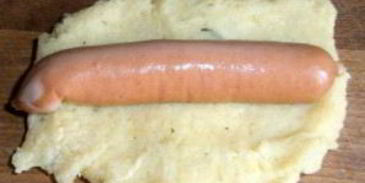 сосиски в картофельном тесте