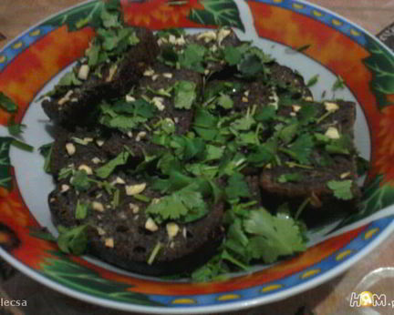 Чесночные сухарики