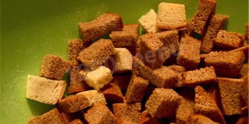 Рецепт домашних сухариков