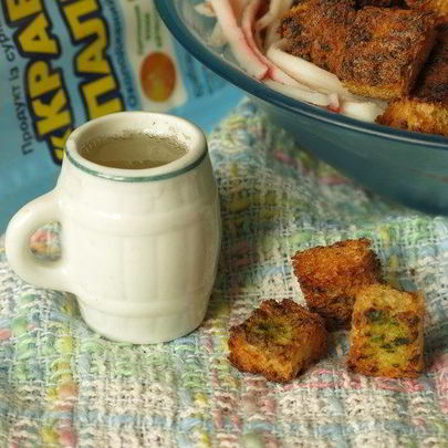 Крабовые сухарики