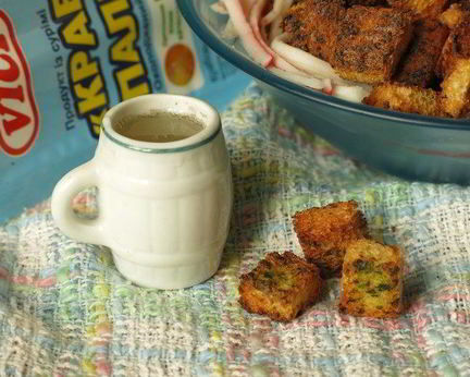 Крабовые сухарики