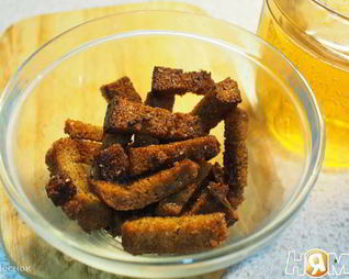 Пикантные сухарики к пиву