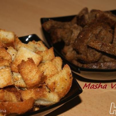 Сухарики Белые и черные