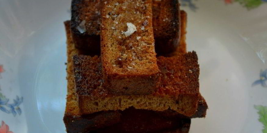 Рецепт сухариков домашних