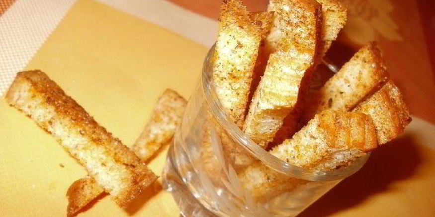 Рецепт сухариков на все случаи