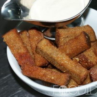 Сухарики с чесноком