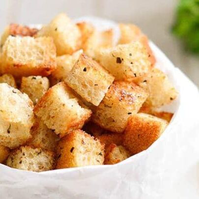 Сухарики с горчицей