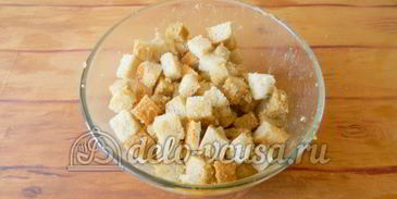 сухарики с горчицей