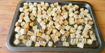 сухарики с горчицей