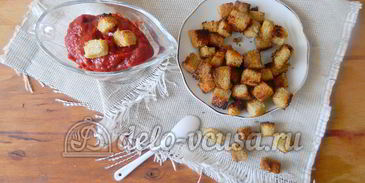 сухарики с горчицей