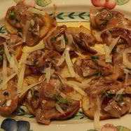 Рецепт Сухариков с грибной начинкой, сыром и зеленью