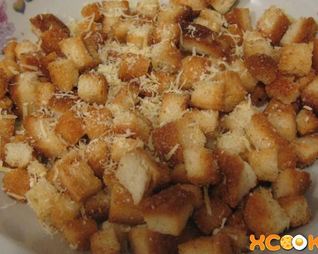 Сухарики с сыром