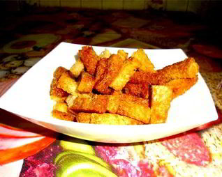 Сухарики в духовке