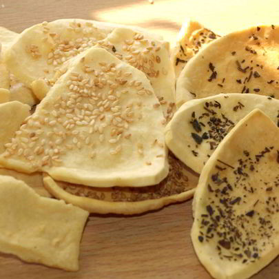 Сырные сухарики