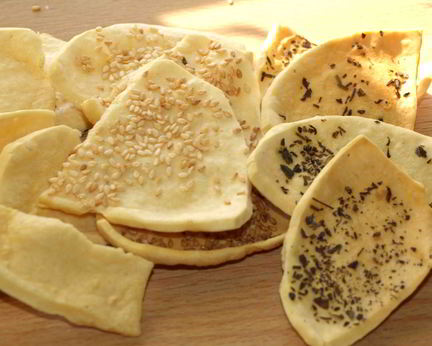 Сырные сухарики