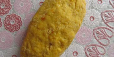 тыквенные сухарики с изюмом