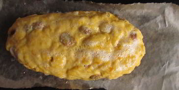 тыквенные сухарики с изюмом