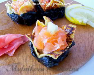 Дзакуро-суши — японского омлета