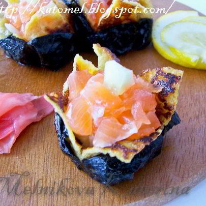 Дзакуро-суши — японского омлета