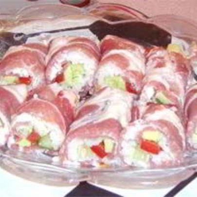 Мясные суши