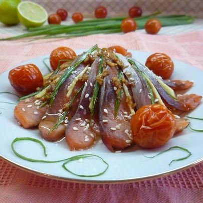 Сашими из лосося